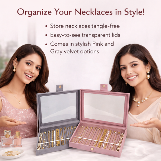 Premium Chain & Necklace Organizer Box